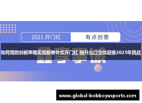 如何借助创新策略实现新春外贸开门红 提升出口业绩迎接2025年挑战